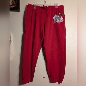 roudolph  Red Character Joggers Size Xx Pre-owned